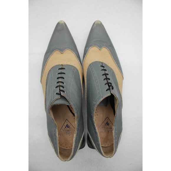 John Fluevog Nagano Oxfords Men’s Size 8 Gray / Tan Shoes main image 4